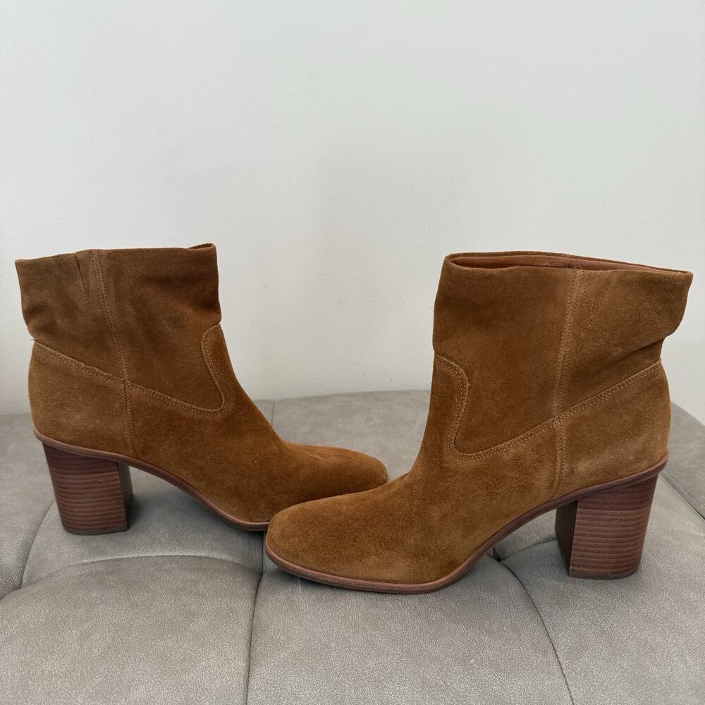 Lucky Brand Jozelyn Suede Ankle Boots Women’s Size 10 Western Boho Festival NIB